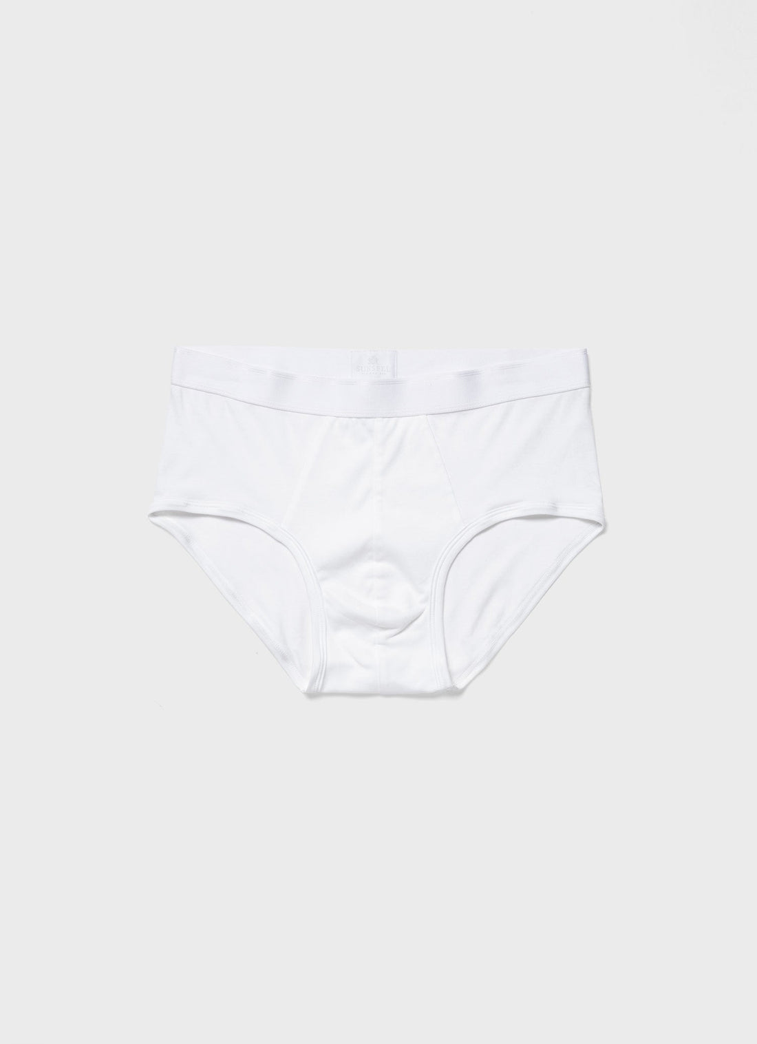 Men's Sea Island Cotton Briefs in White