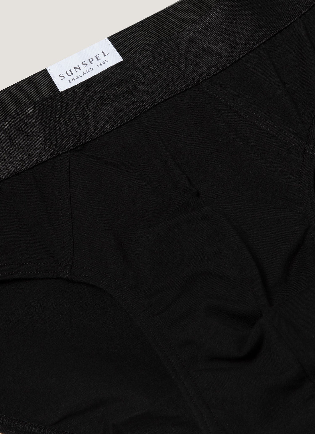 Men's Supima Cotton Stretch Briefs in Black