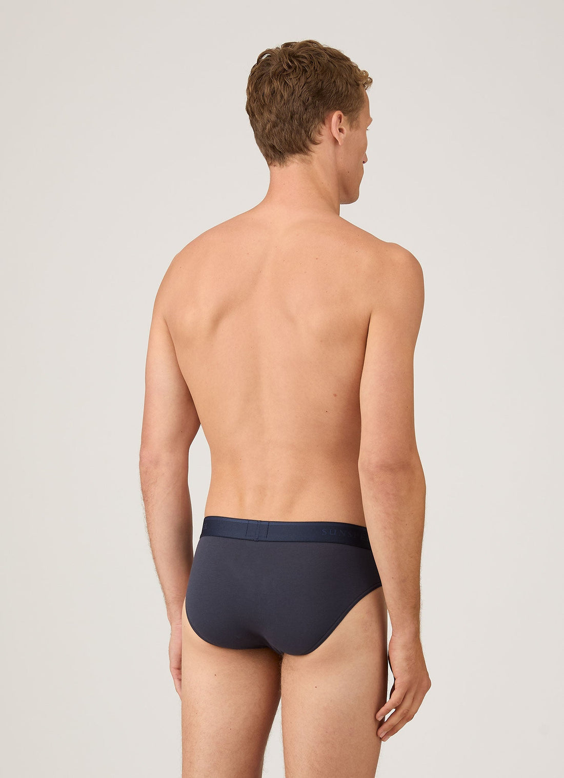 Men's Supima Cotton Stretch Briefs in Navy