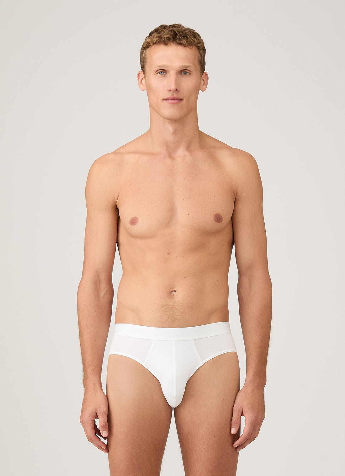 Men's Supima Cotton Stretch Briefs in White