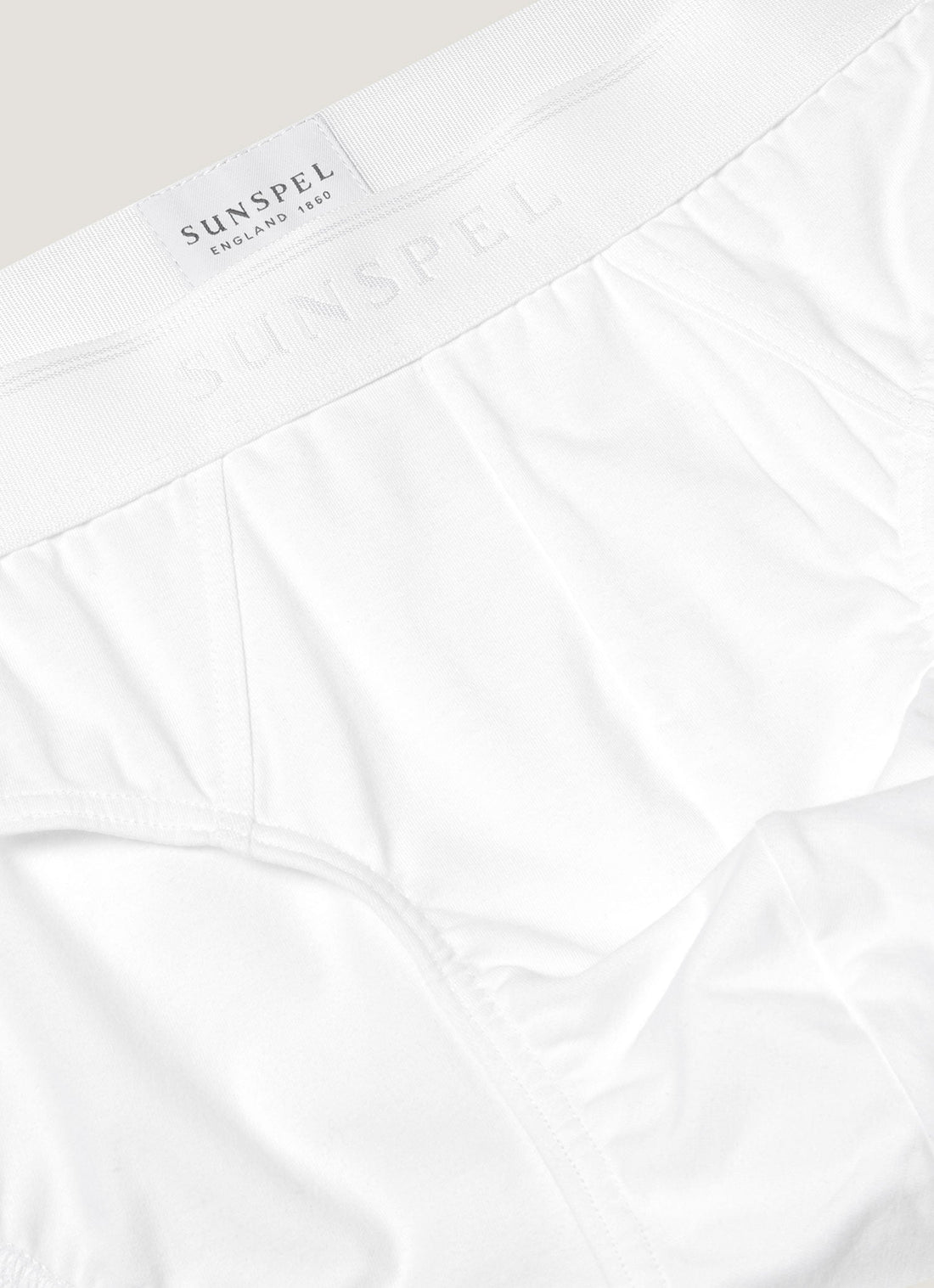 Men's Supima Cotton Stretch Briefs in White