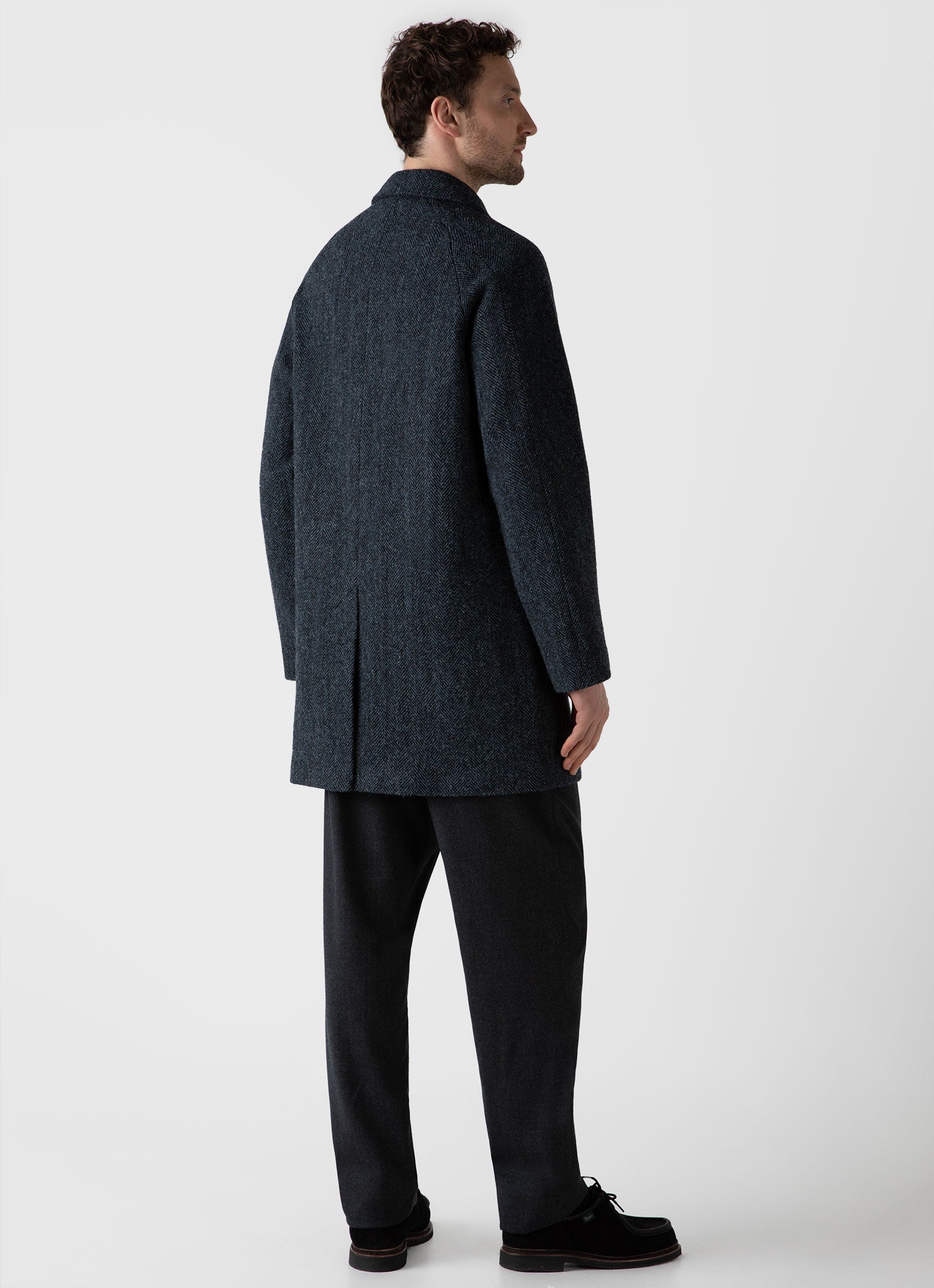 Harris tweed car discount coat