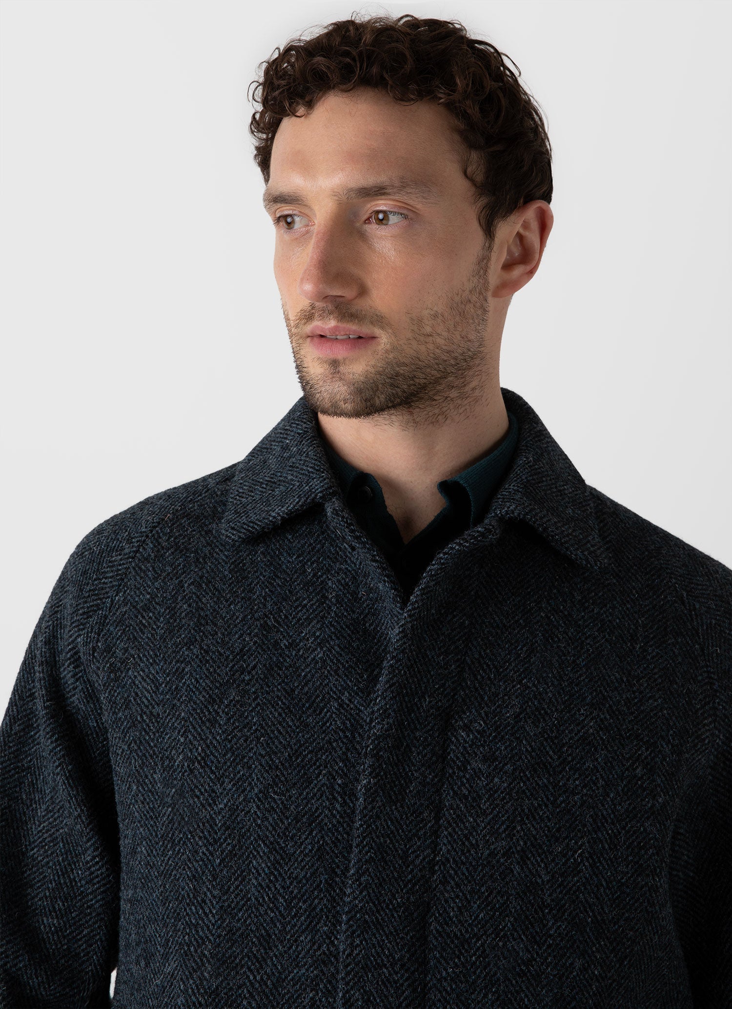 Harris tweed 2025 car coat