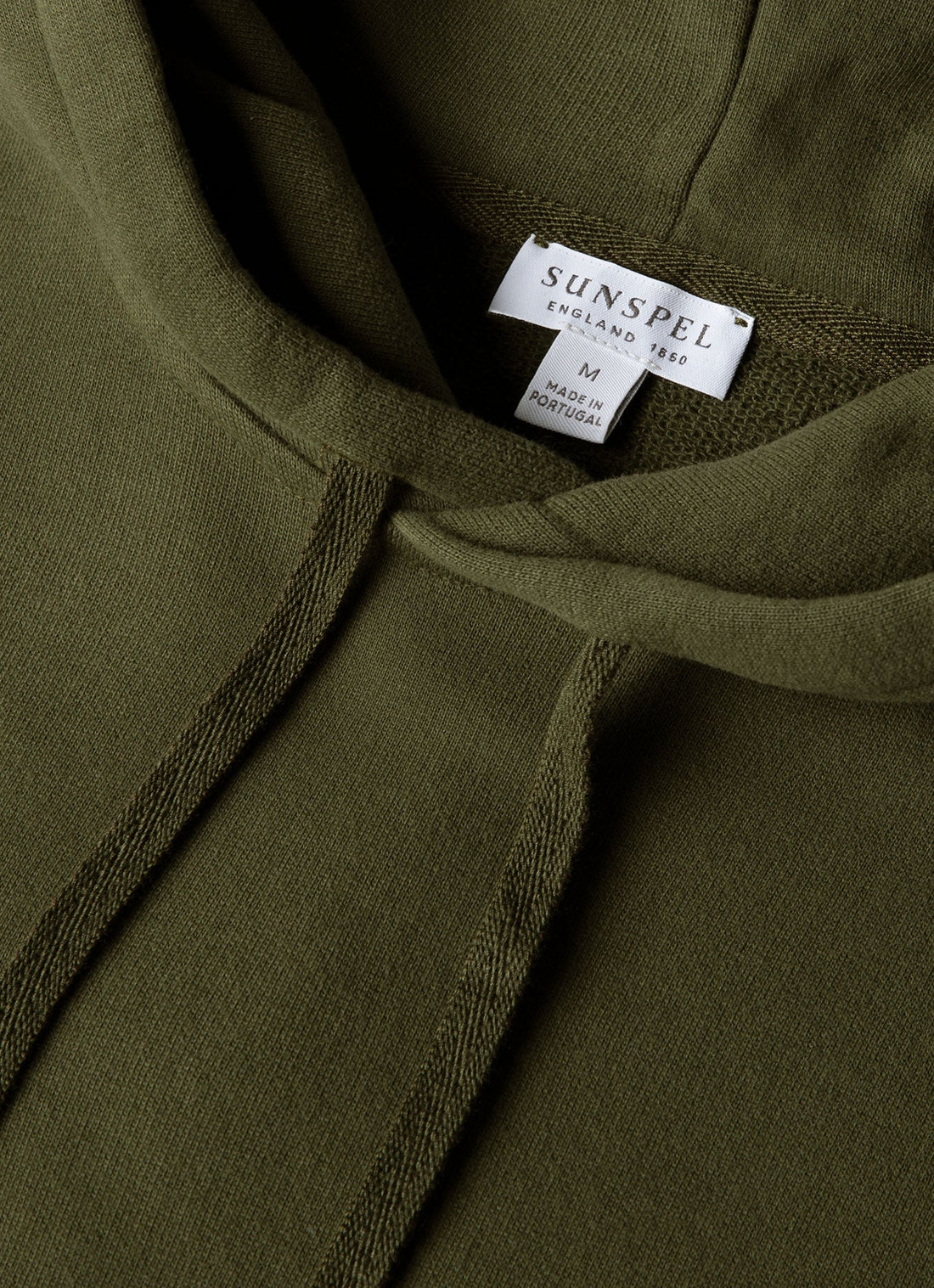 Men's Loopback Hoodie in Deep Olive