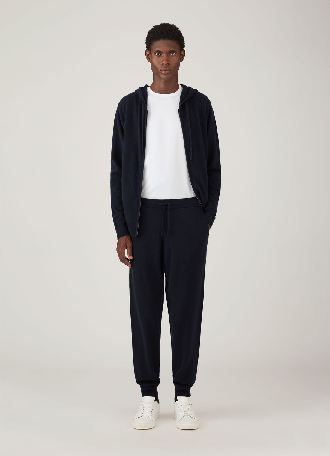 Men's Cashmere Lounge Set in Navy