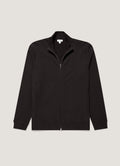 Men's Supima Loopback Zip Sweatshirt in Black