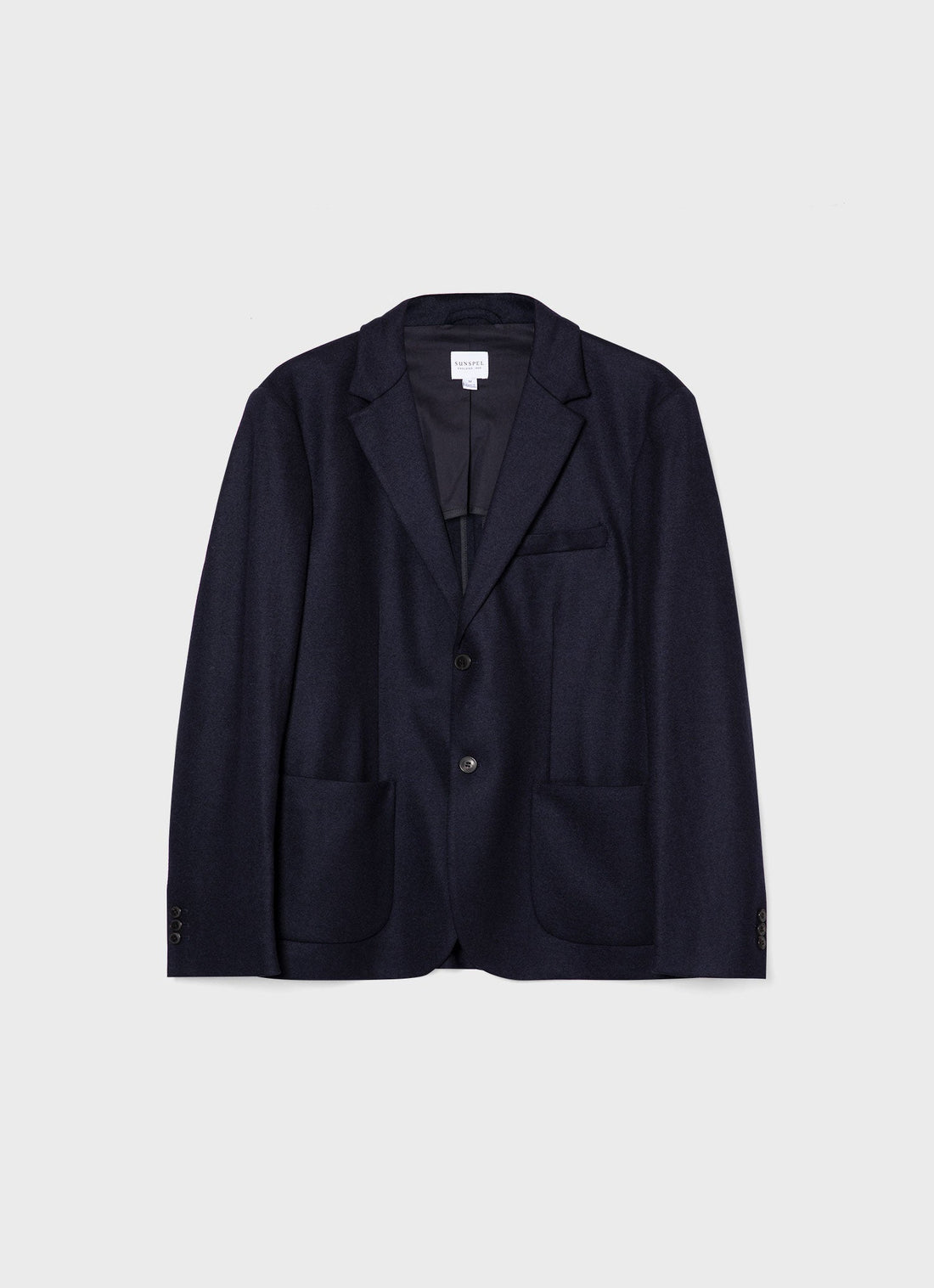 Men's Wool Blazer in Navy