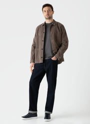 Men's Corduroy Twin Pocket Jacket in Cedar