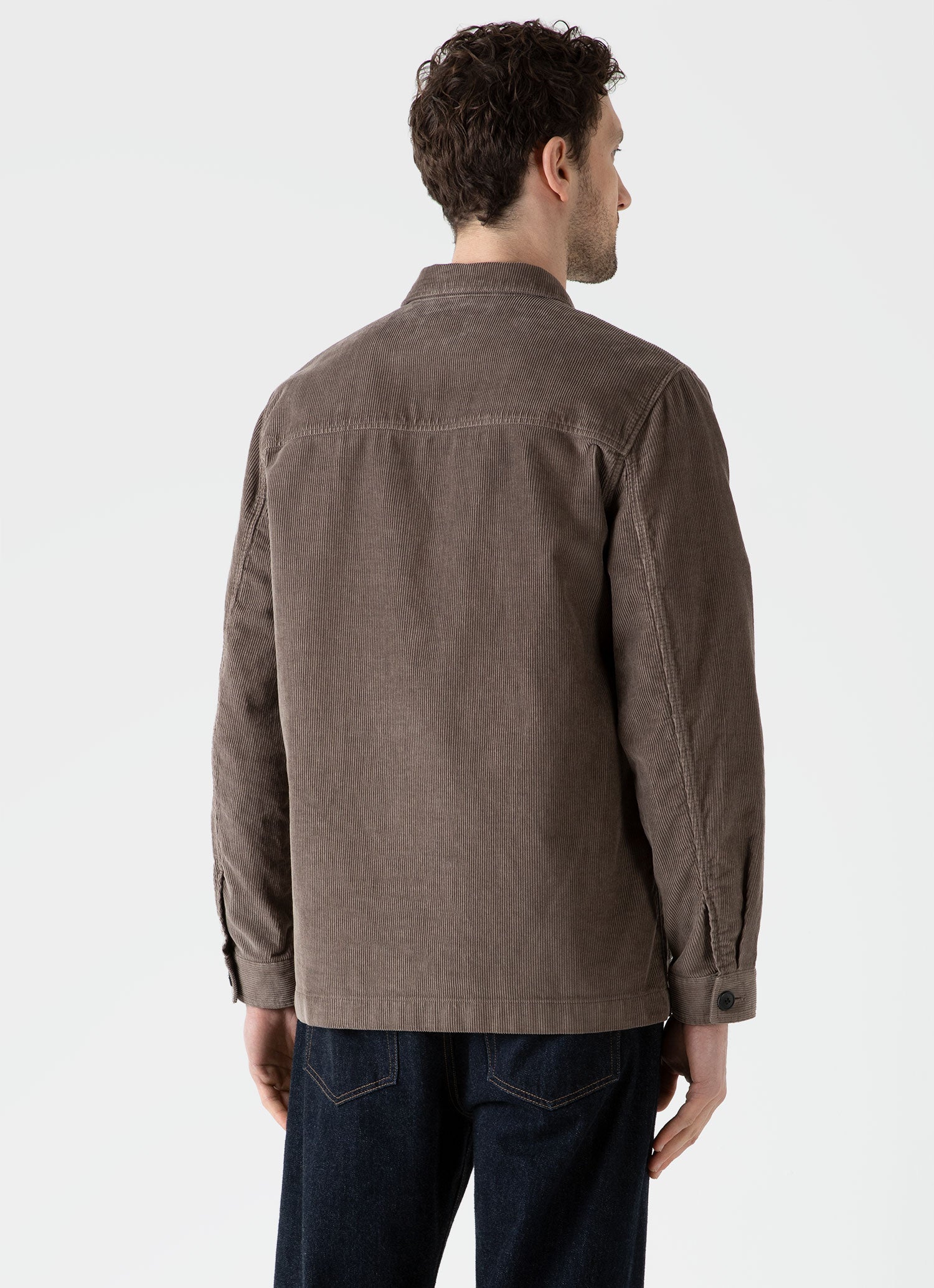 Men's Corduroy Twin Pocket Jacket in Cedar