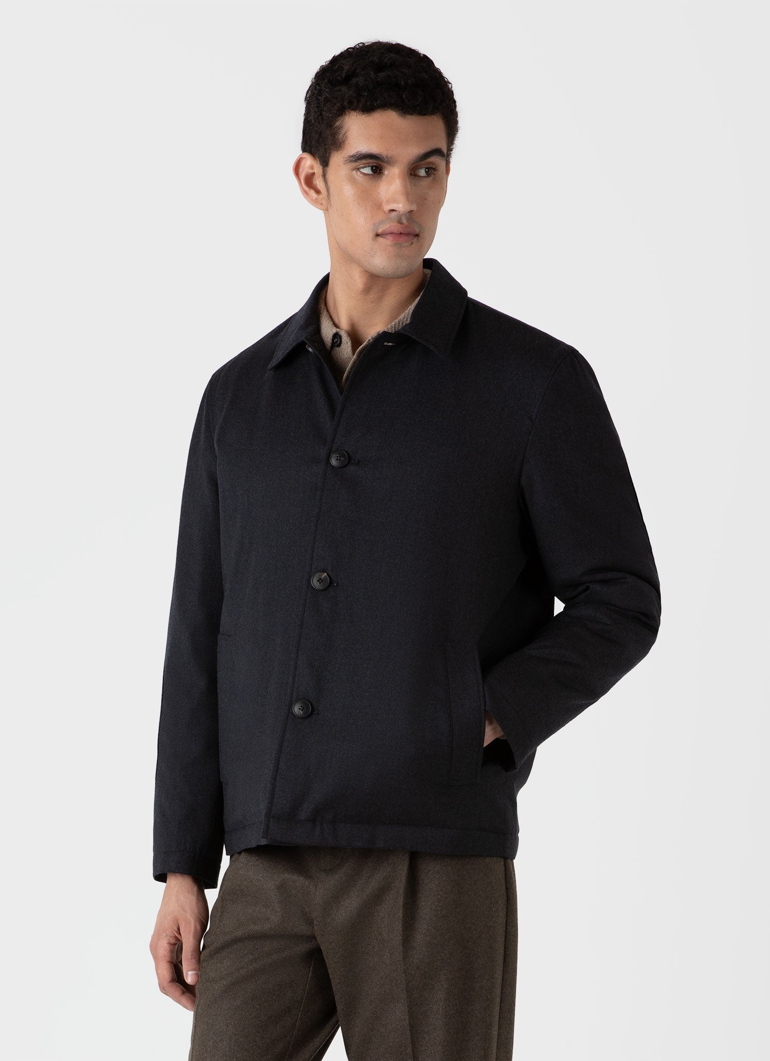 Insulated wool coat mens on sale