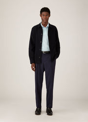 Men's Moleskin Twin Pocket Jacket in Navy