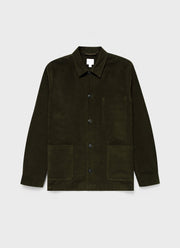 Men's Moleskin Twin Pocket Jacket in Peat