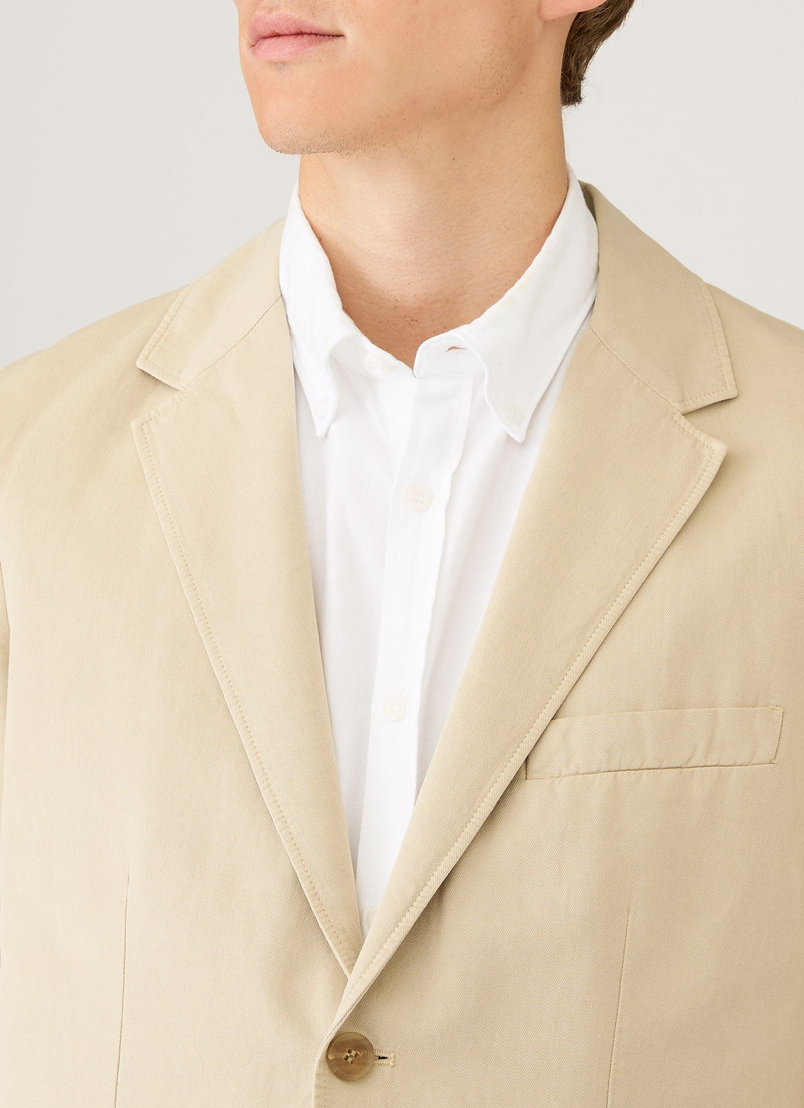 Men's Cotton Linen Blazer in Hazelwood