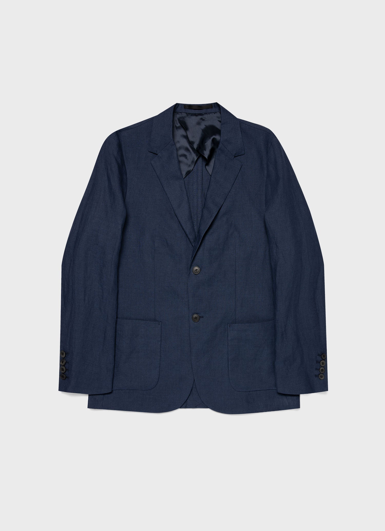 Men's Linen Blazer in Light Navy