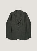 Men's Linen Blazer in Forest