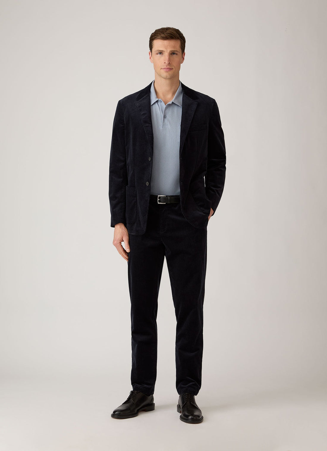 Men's Corduroy Blazer in Navy