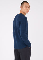 Men's Lambswool Crew Neck Jumper in Teal