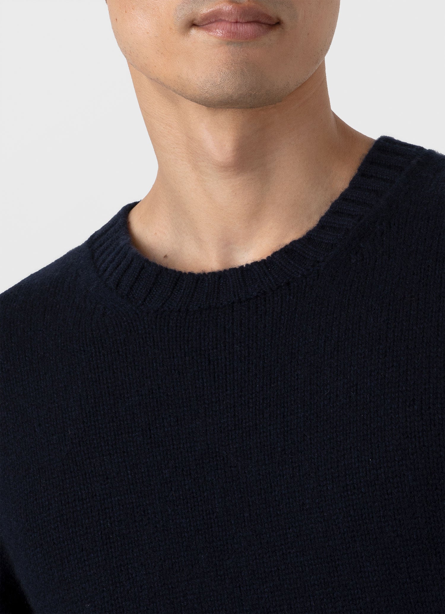 Men's Roxburgh Cashmere Jumper in Navy