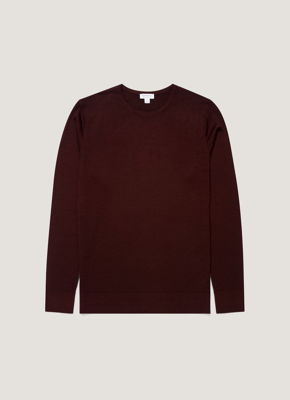 Men's Extra-Fine Merino Jumper in Bakelite