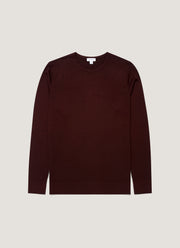 Men's Extra-Fine Merino Jumper in Bakelite