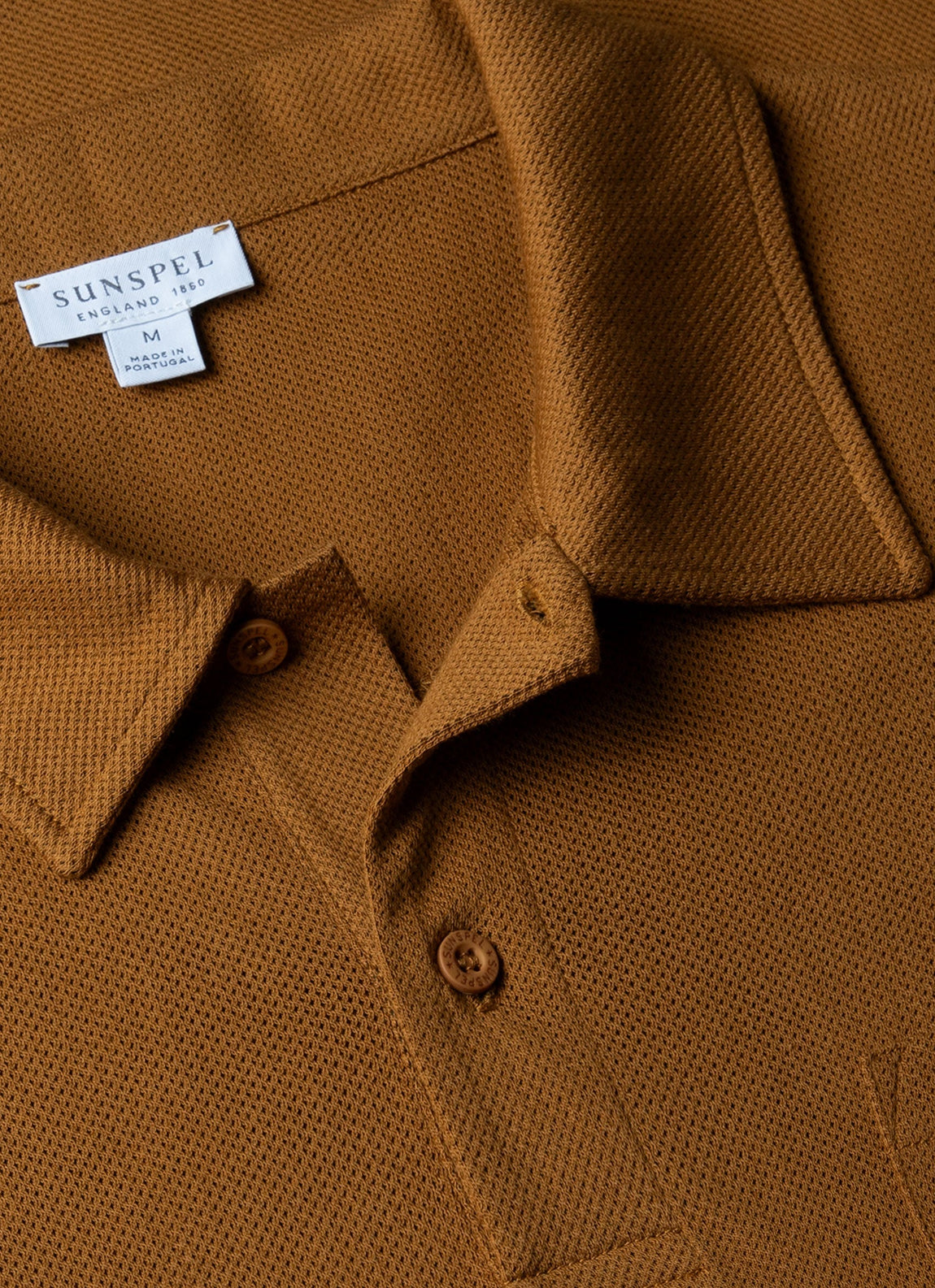 Men's Riviera Polo Shirt in Golden Brown