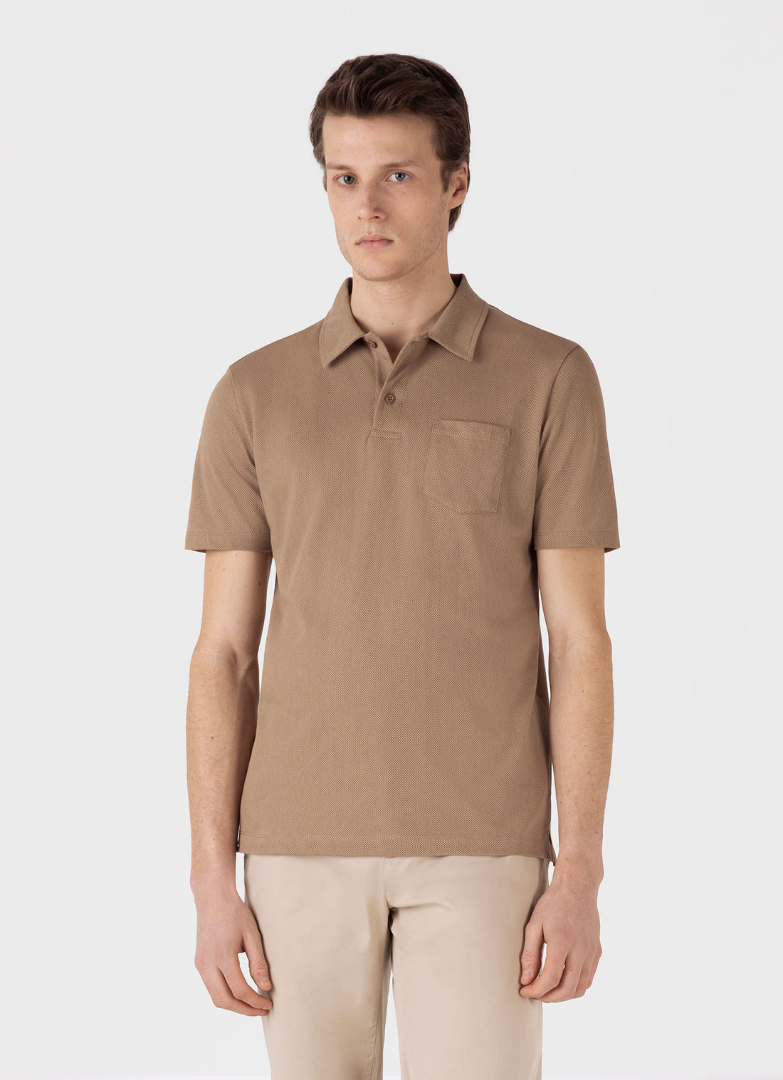 Men's Riviera Polo Shirt in Dune