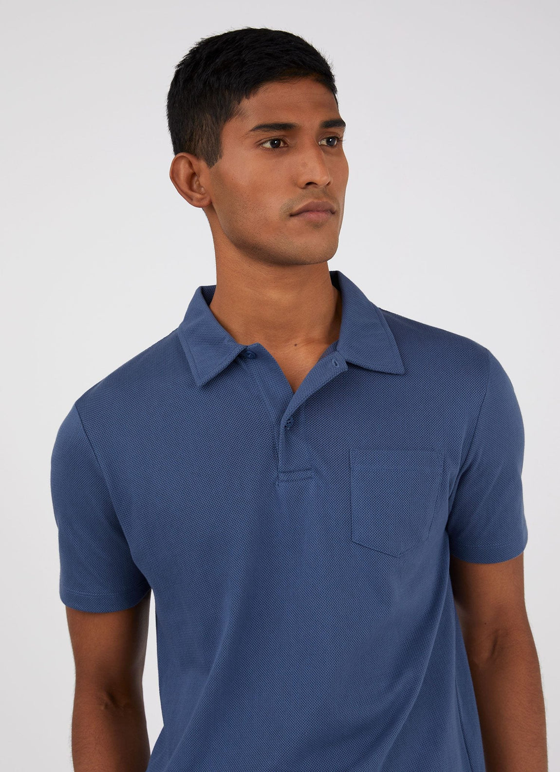 Men's Riviera Polo Shirt in Atlantic Blue