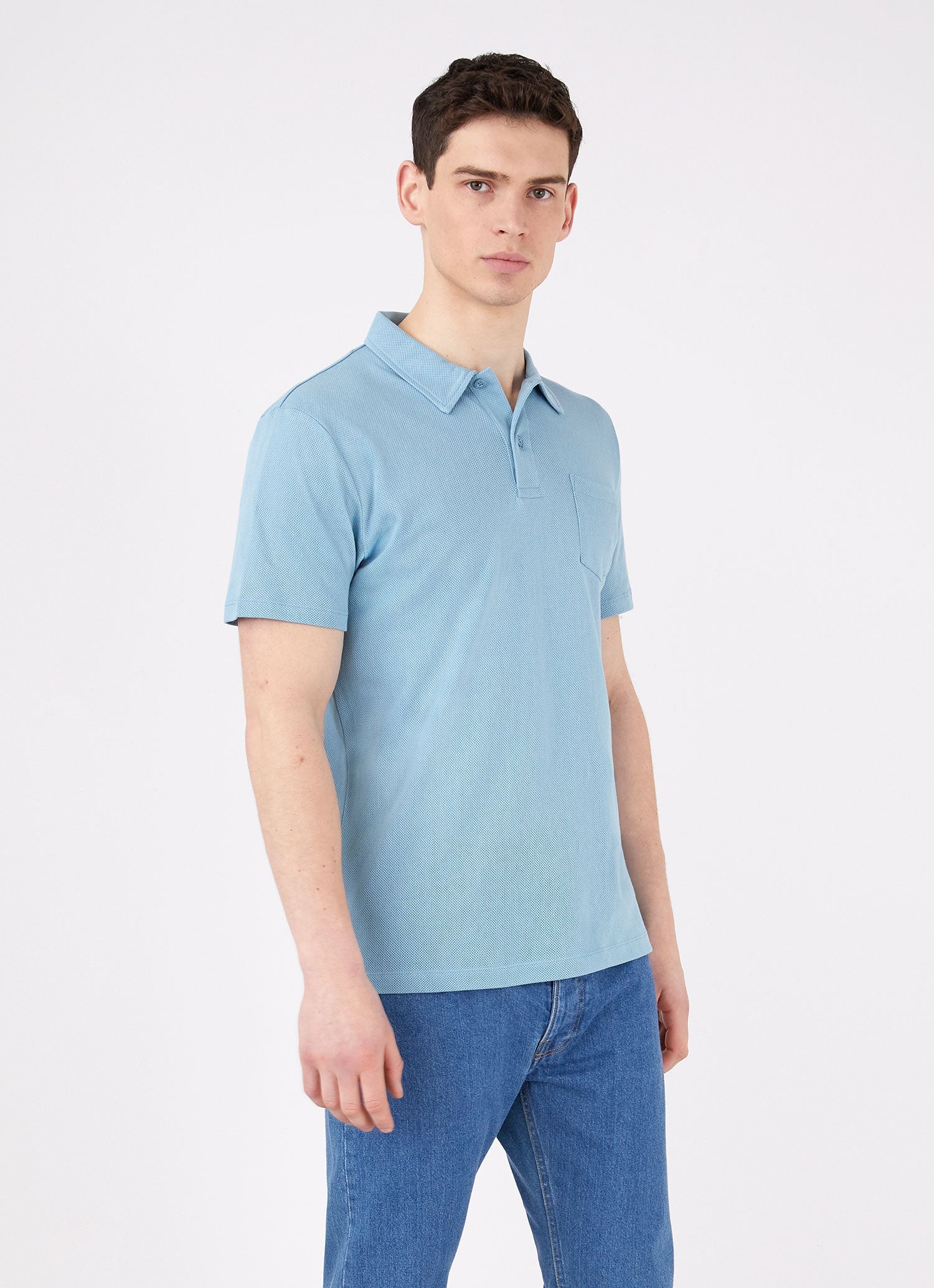 Men's Riviera Polo Shirt in Storm Blue