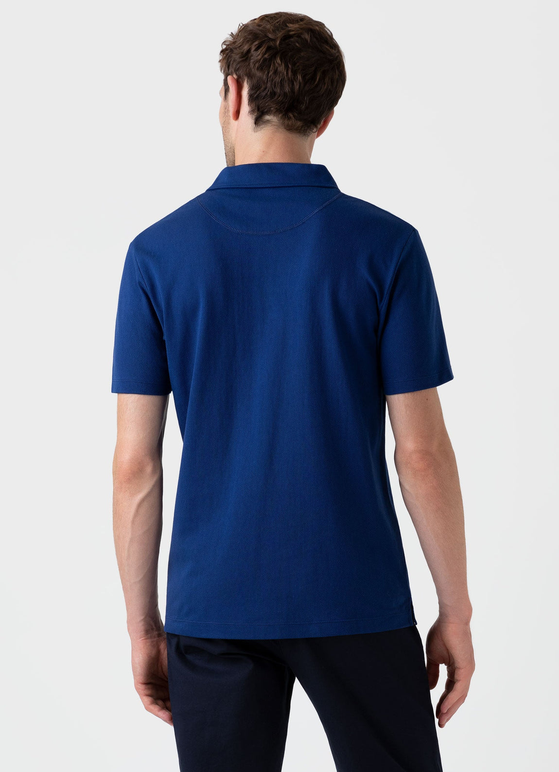 Men's Riviera Polo Shirt in Space Blue