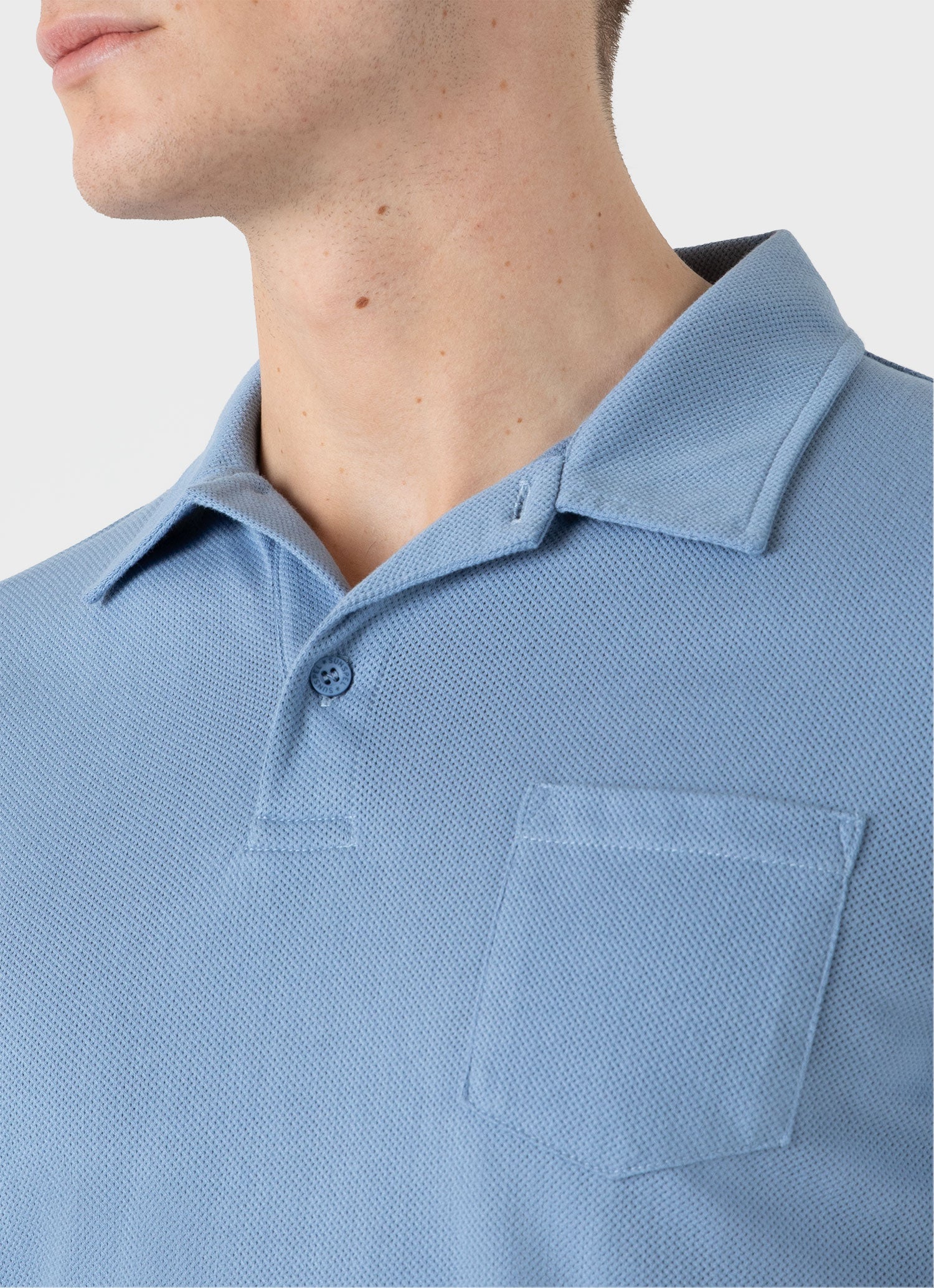 Men's Riviera Polo Shirt in Cornflower