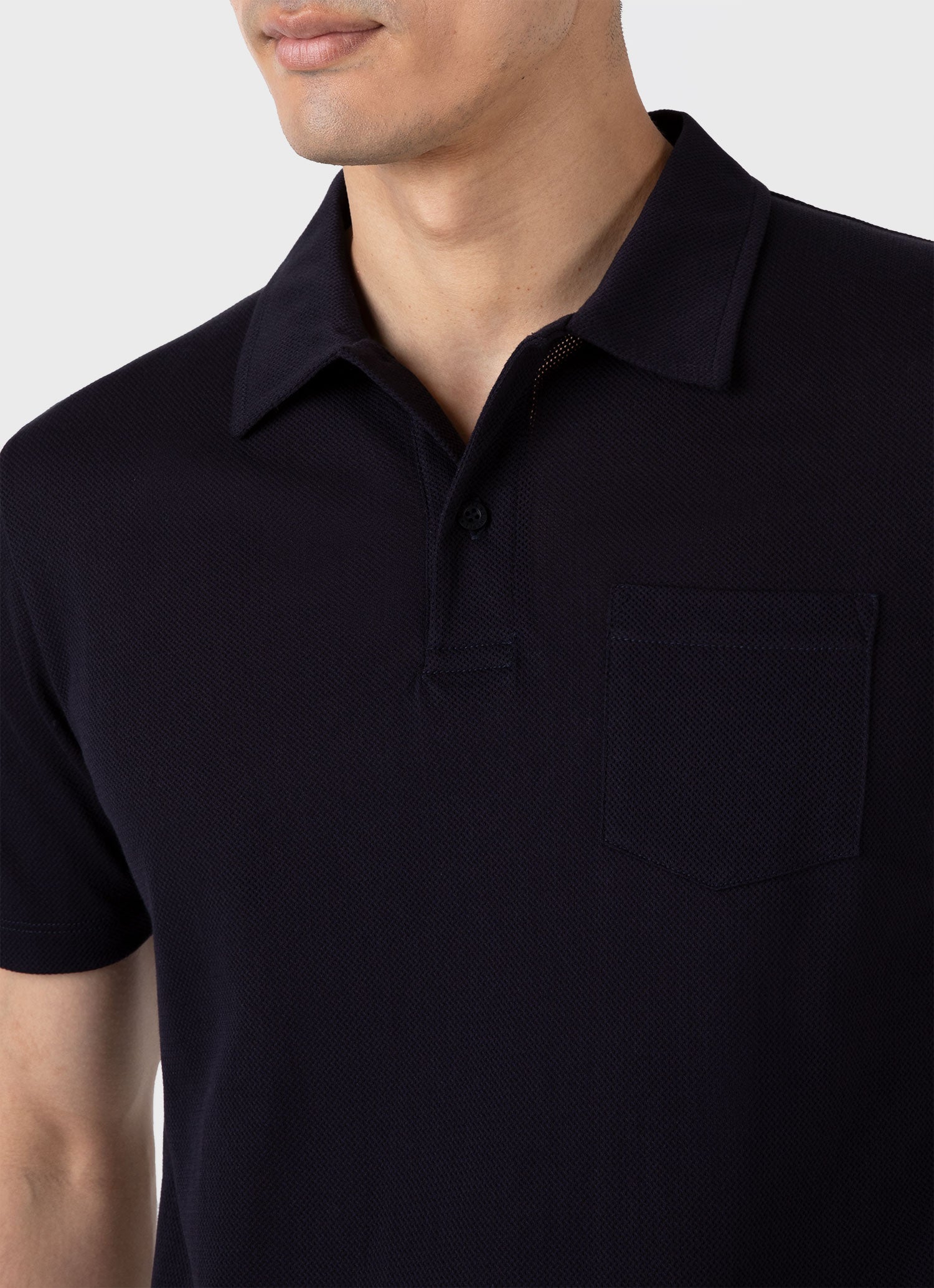 Men's Riviera Polo Shirt in Midnight Navy