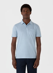 Men's Riviera Polo Shirt in Blue Mist