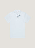 Men's Riviera Polo Shirt in Pastel Blue