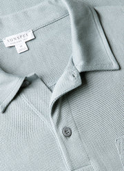 Men's Riviera Polo Shirt in Stone Blue
