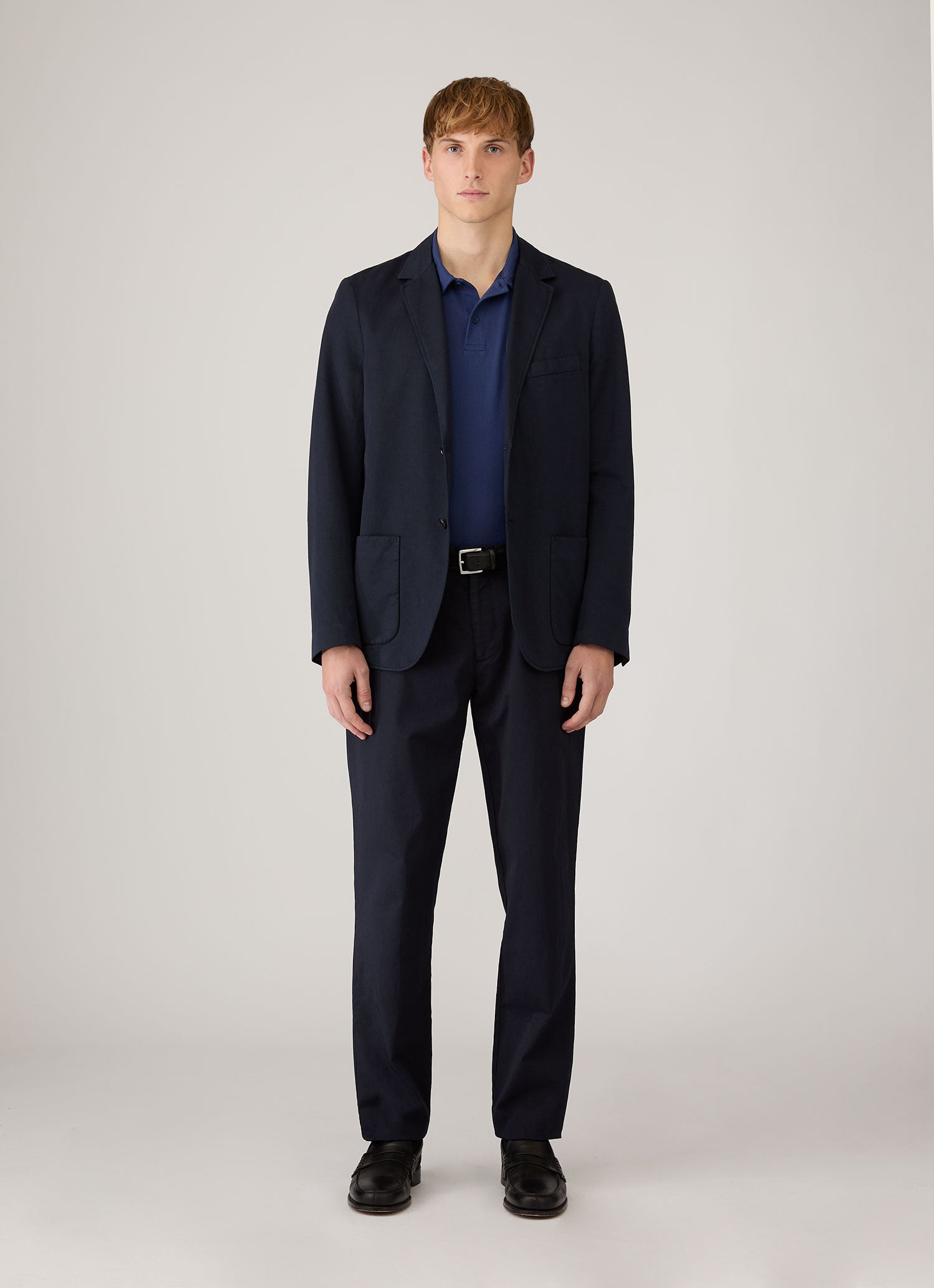 Men's Riviera Polo Shirt in Ink Blue