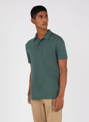 Men's Riviera Polo Shirt in Deep Green