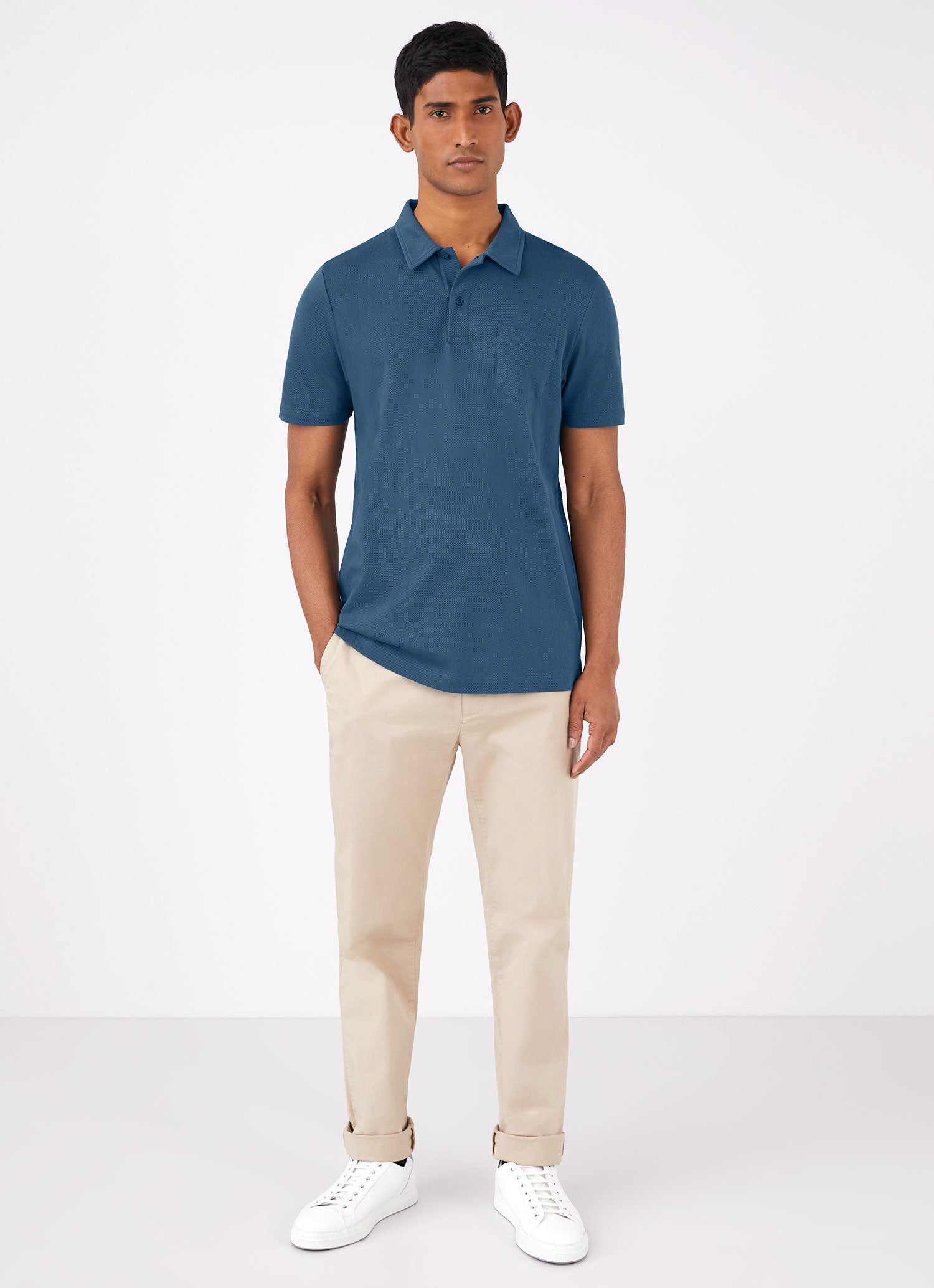 Men's Riviera Polo Shirt in Teal