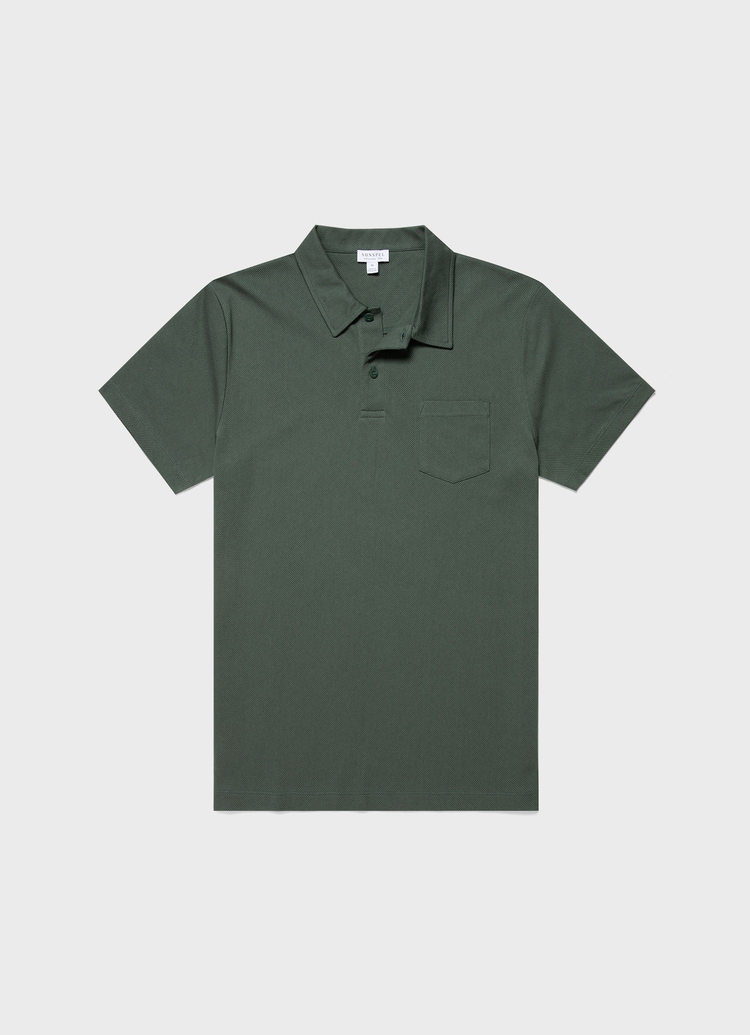Men's Riviera Polo Shirt in Dark Green