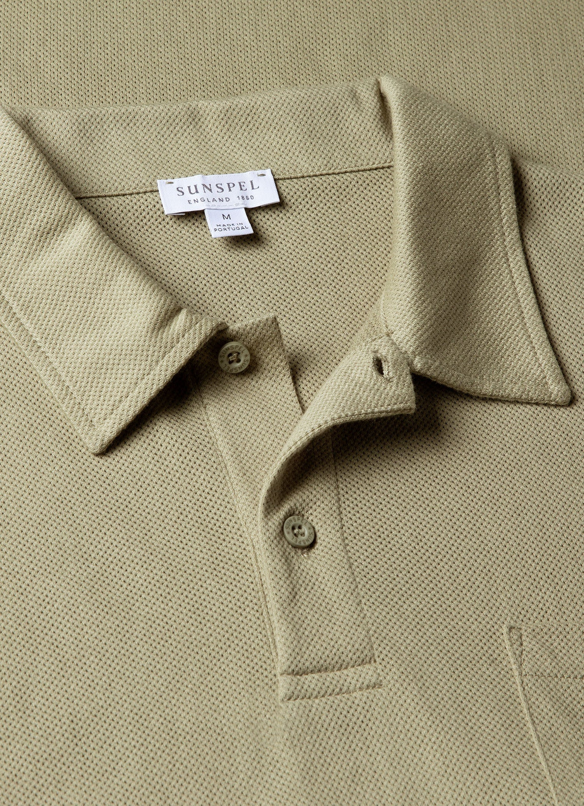 Men's Riviera Polo Shirt in Pale Khaki