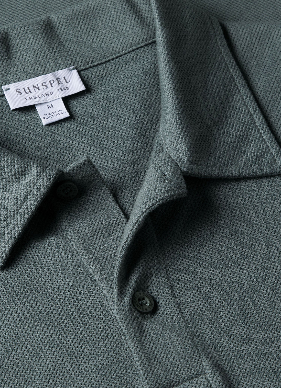 Men's Riviera Polo Shirt in Smoke Green