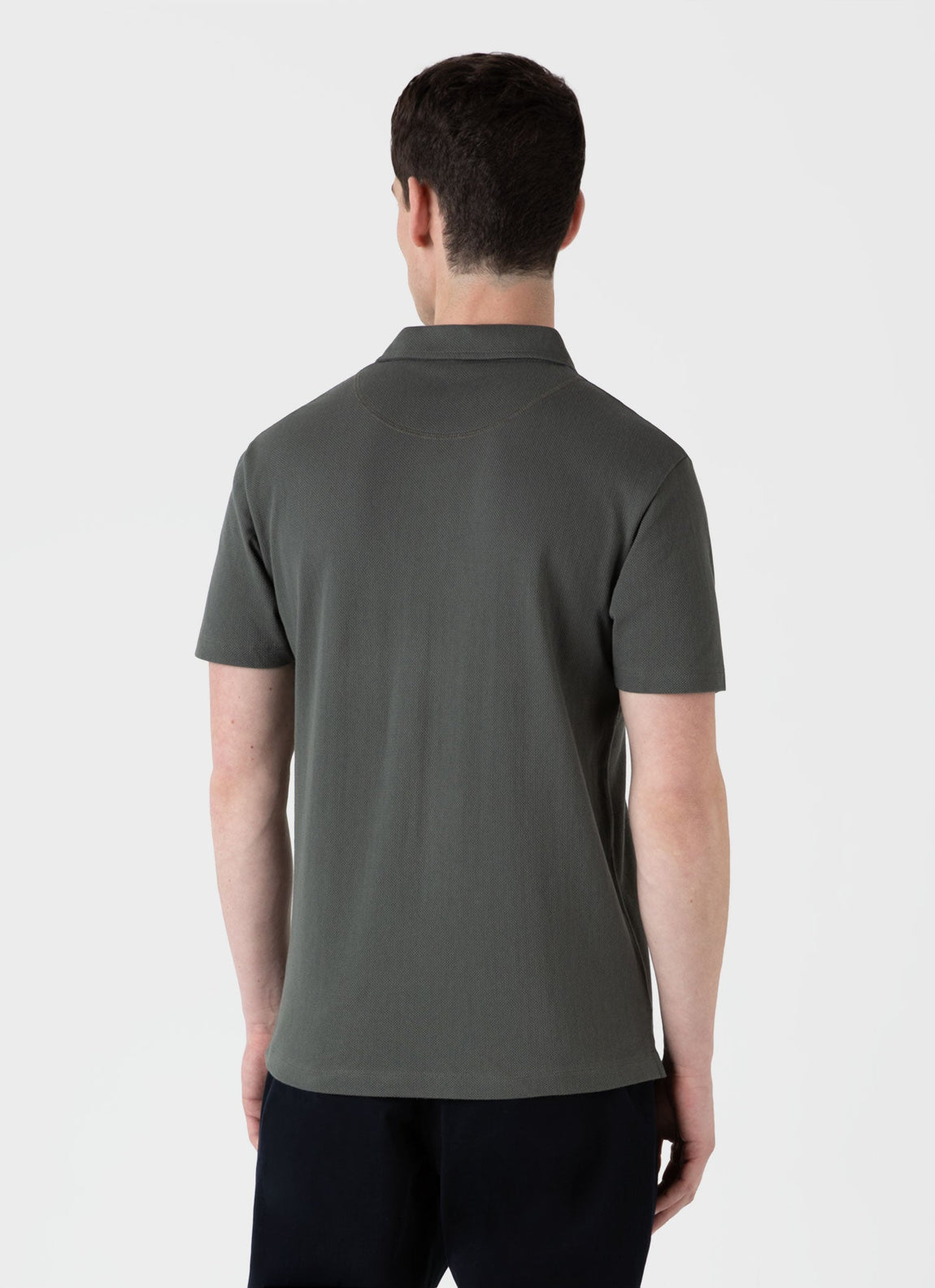 Men's Riviera Polo Shirt in Drill Green