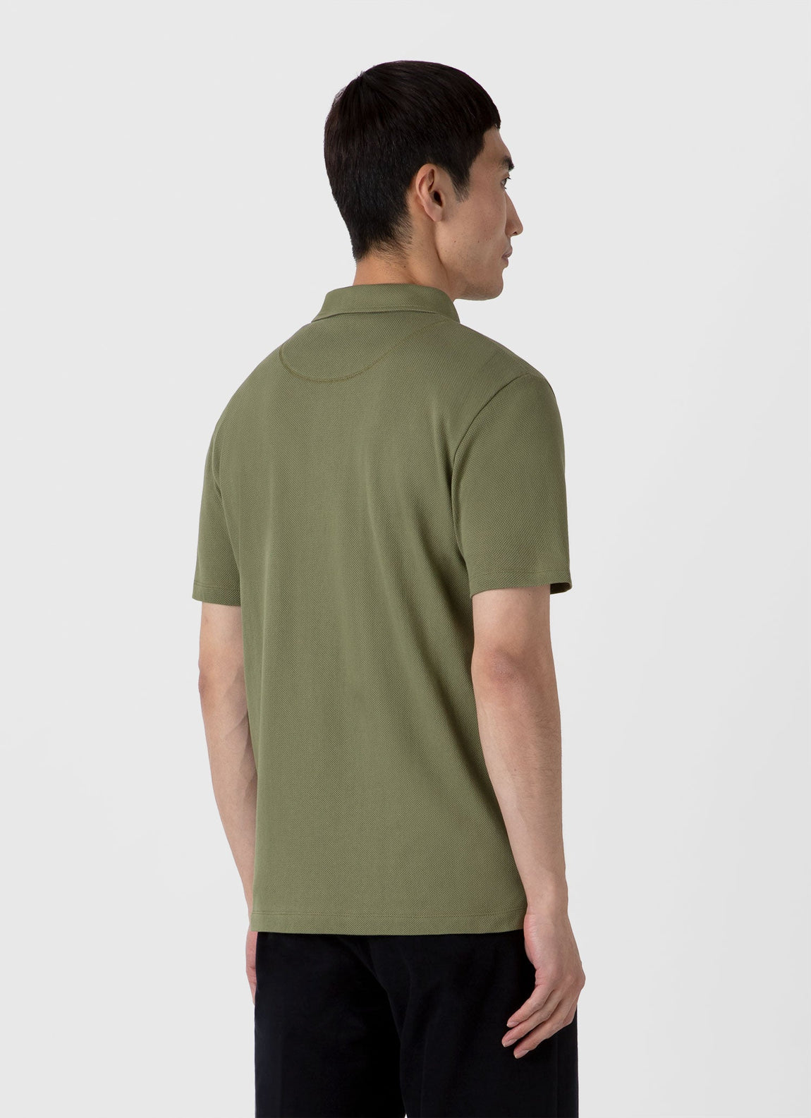 Men's Riviera Polo Shirt in Moss Green