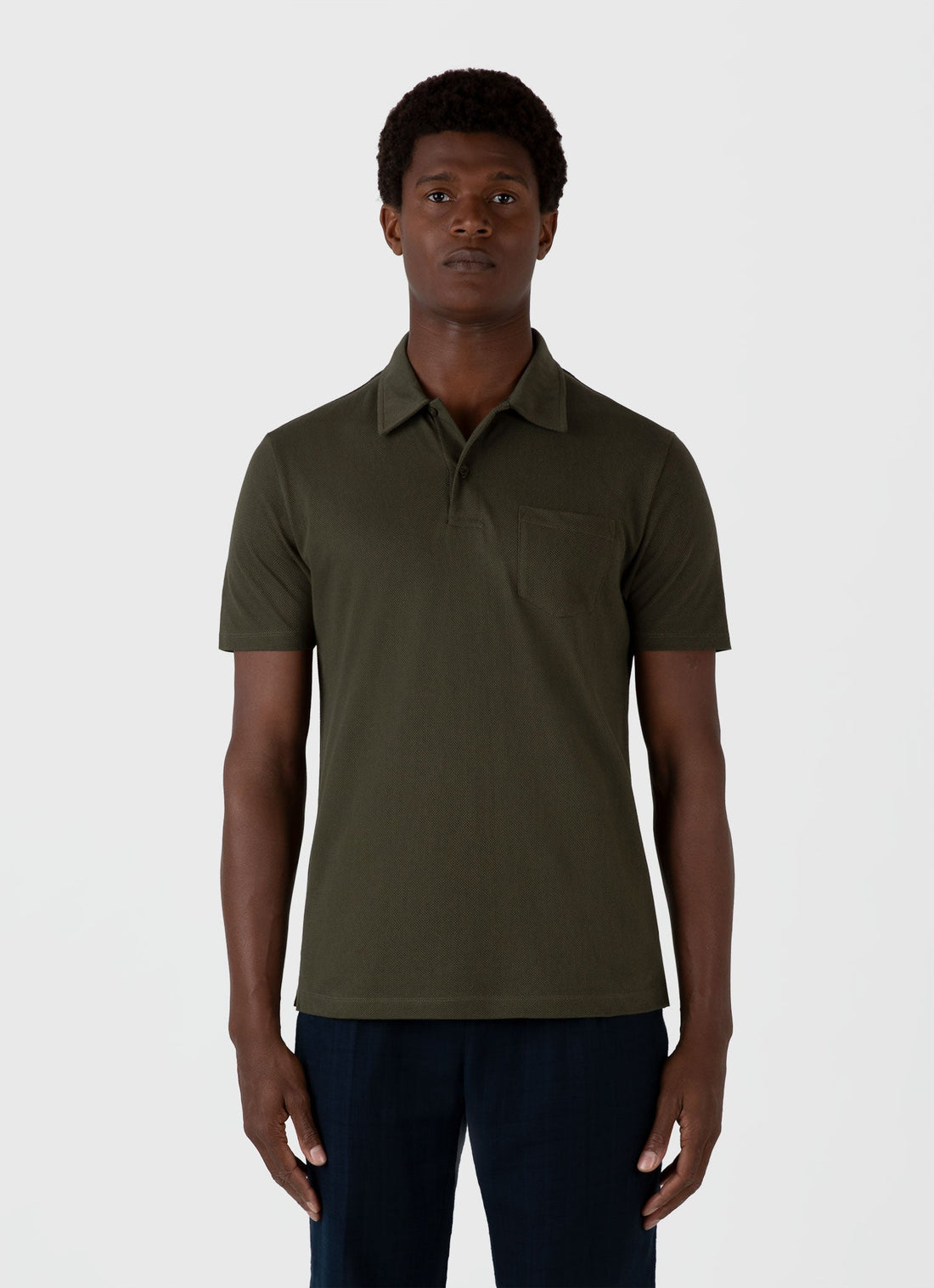 Men's Riviera Polo Shirt in Pine Green