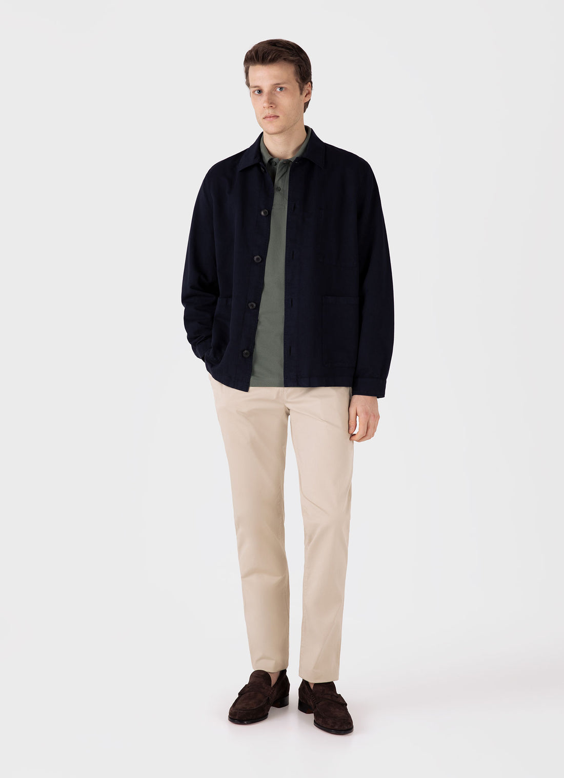 Men's Riviera Polo Shirt in Dusk Green