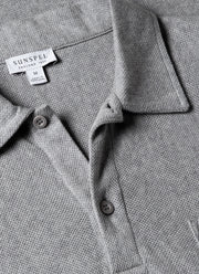 Men's Riviera Polo Shirt in Grey Melange