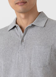 Men's Riviera Polo Shirt in Grey Melange