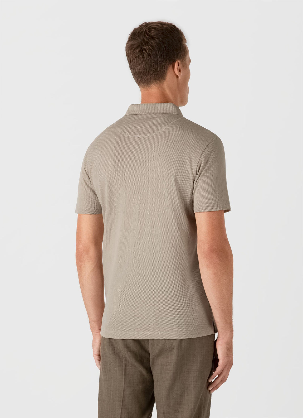 Men's Riviera Polo Shirt in Ash Grey