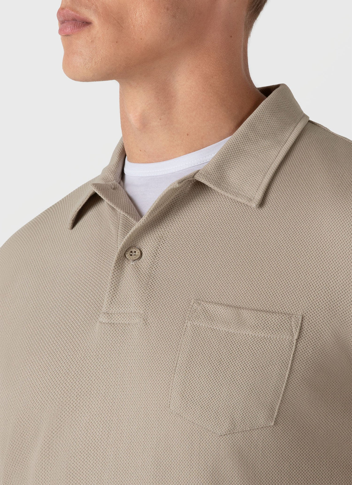 Men's Riviera Polo Shirt in Ash Grey