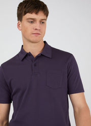 Men's Riviera Polo Shirt in Dark Plum