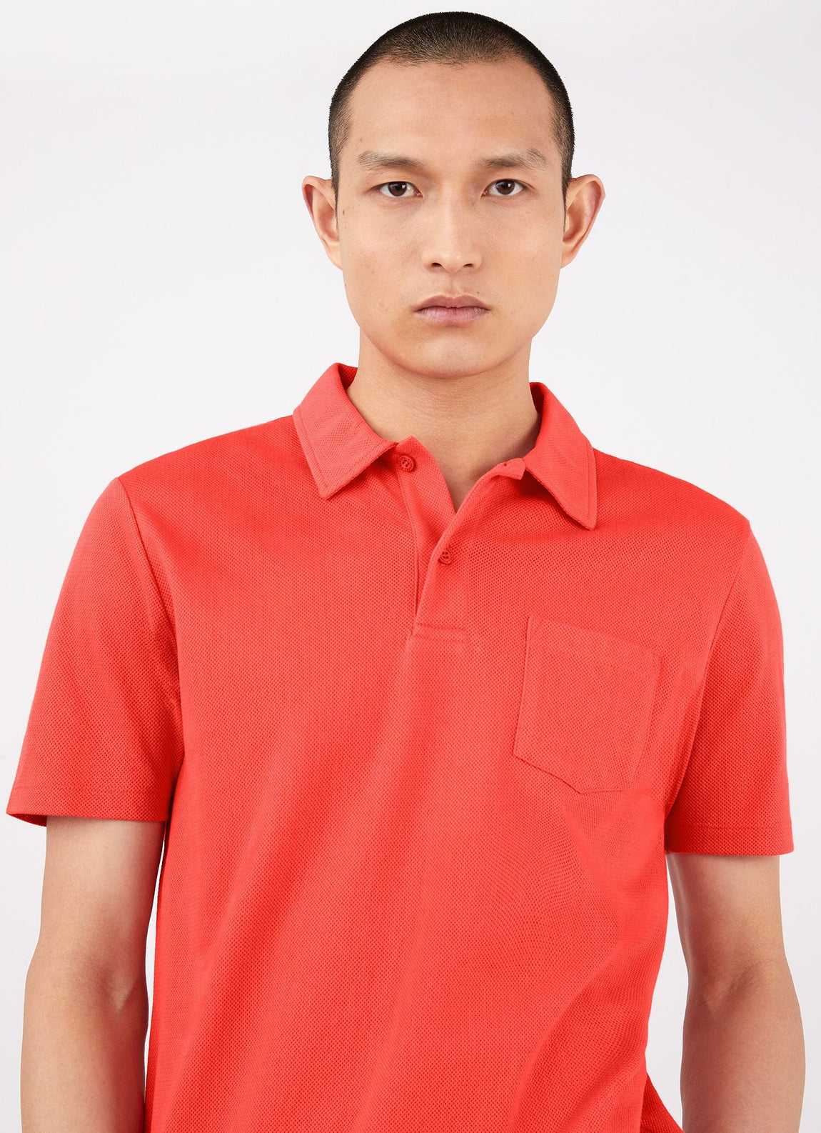 Men's Riviera Polo Shirt in Candy Red